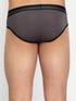 Men's Micro Modal Briefs with Piping Midnight Grey